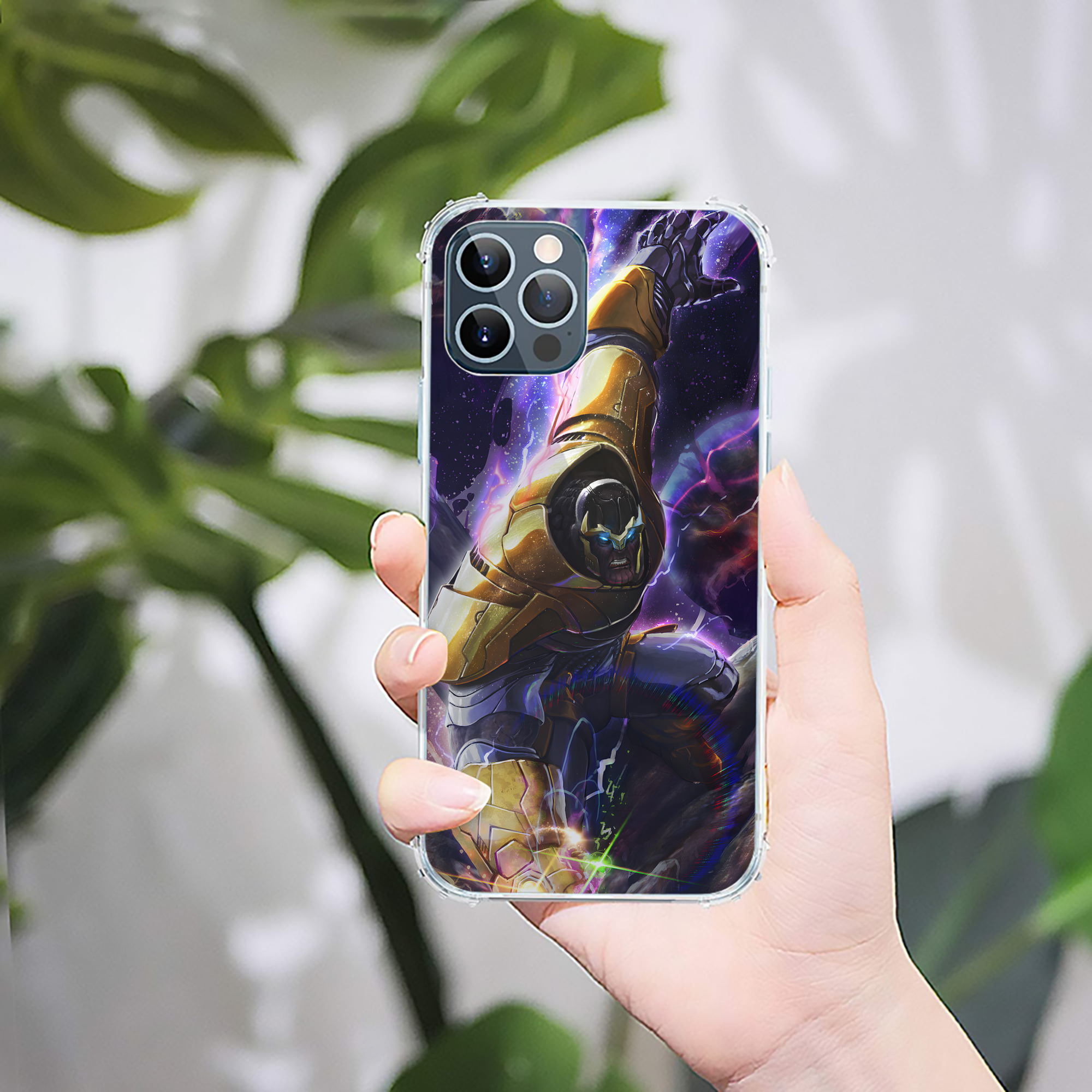 （画像用） アベンジャーズ The Avengers 【iPhone 12シリーズ対応】透明スマホケース（クリアソフトケース）
